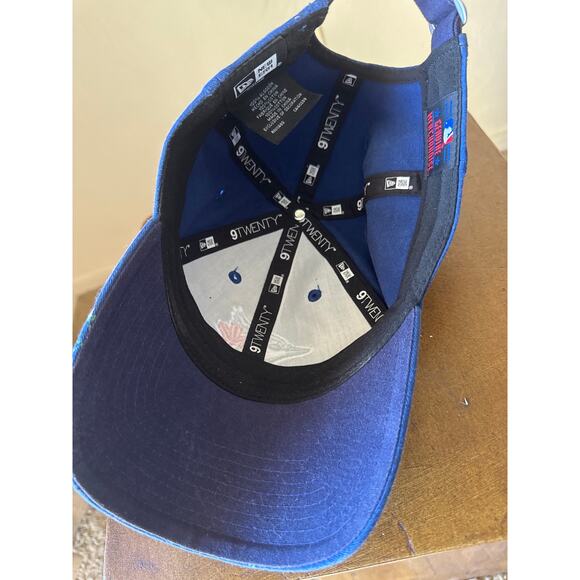 MLB Toronto Blue Jays New Era 9Twenty Women’s Blue Floral Embroidered Strap Hat - Picture 8 of 8